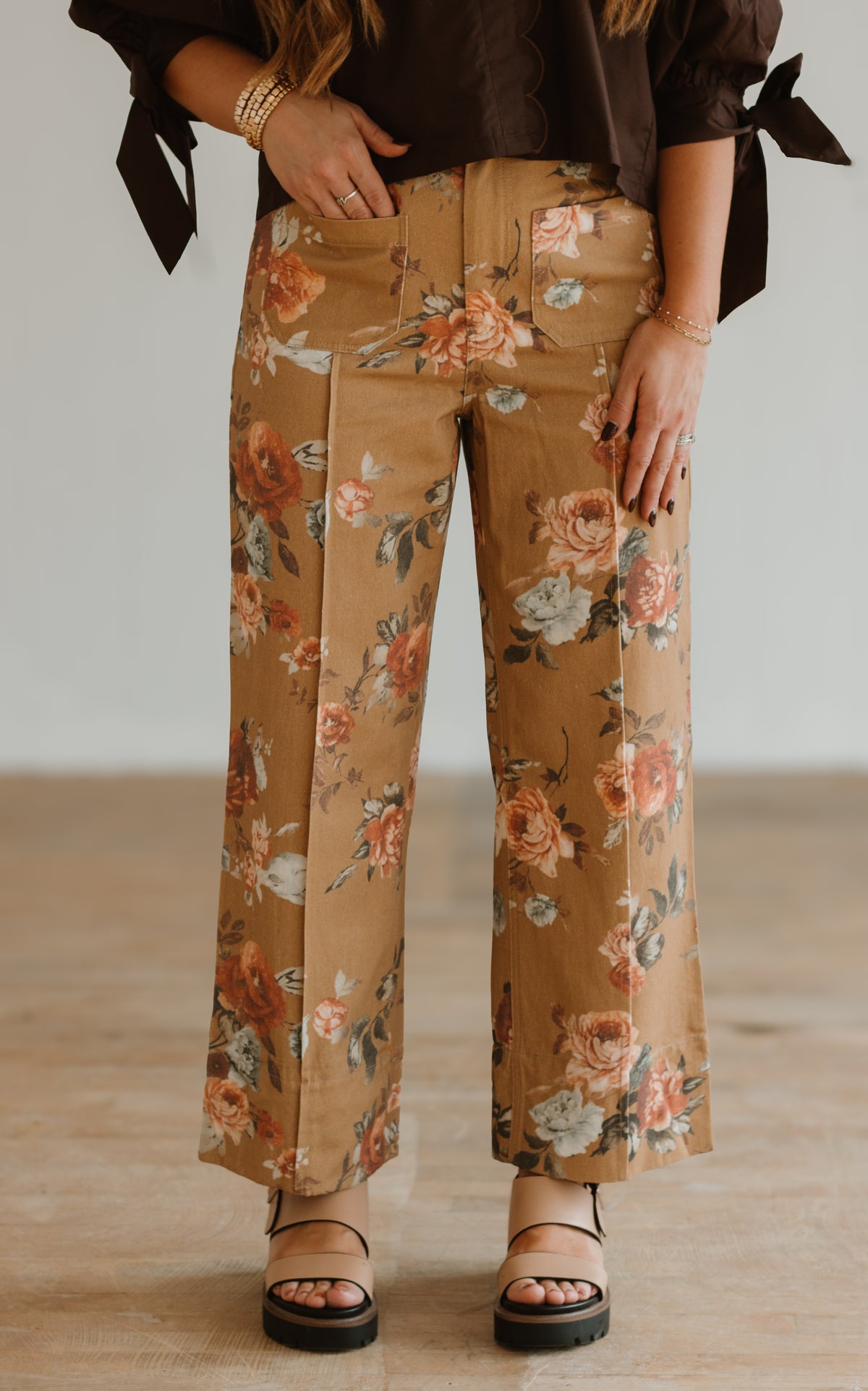 Vintage Floral Trousers