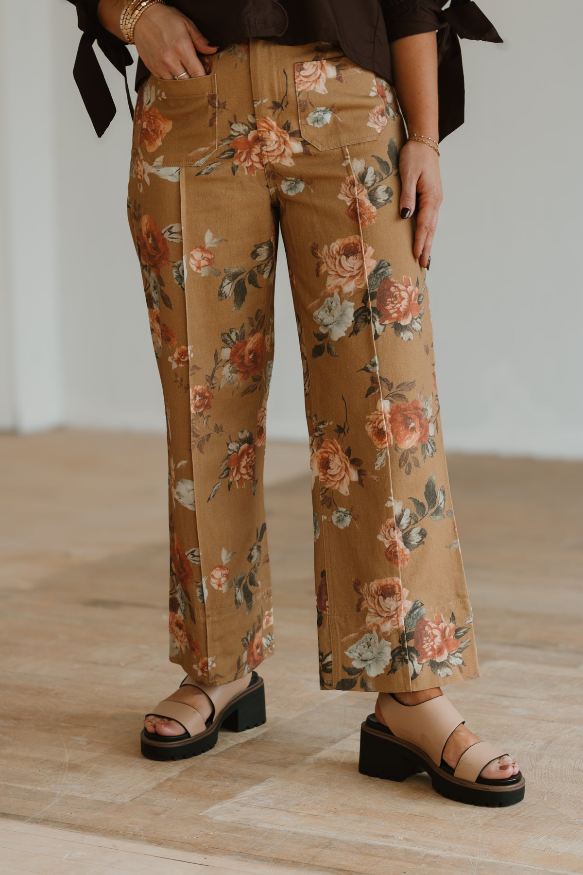 Vintage Floral Trousers
